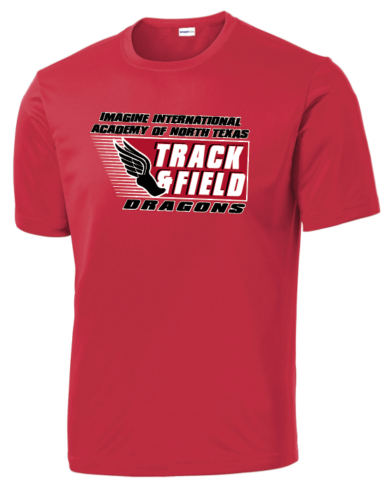Winged Foot - Dri-Fit SS, Color: Red