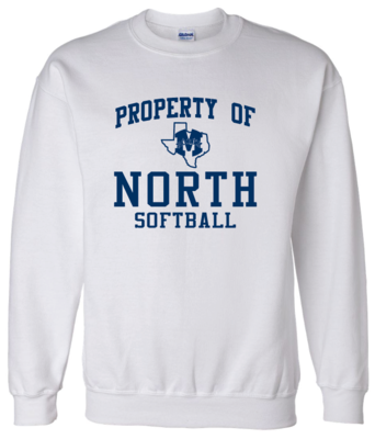 North Softball - Property Of - Crew Sweatshirt