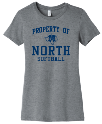 North Softball - Property Of - Bella+Canvas Ladies