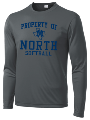North Softball - Property Of - Competitor Dri-Fit LS
