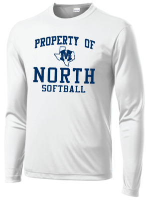North Softball - Property Of - Competitor Dri-Fit LS
