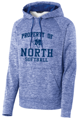North Softball - Property Of - Electric Dri-Fit Hoodie