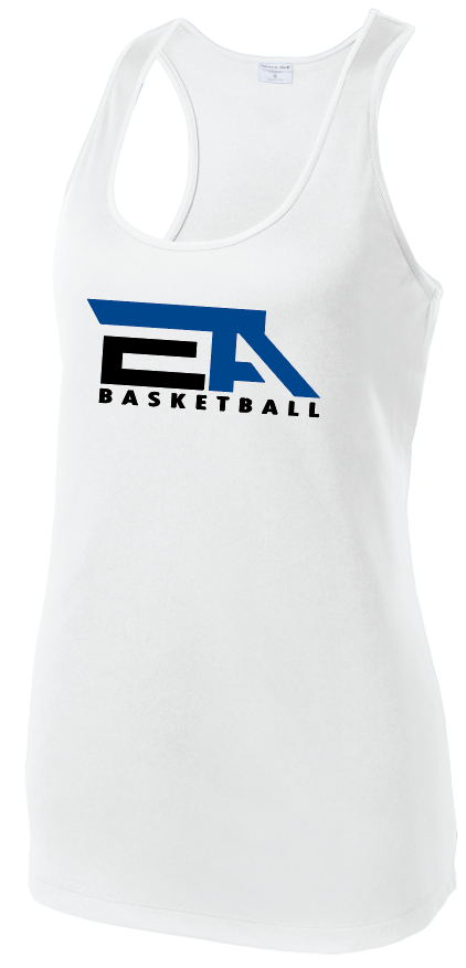 EA Basketball - Competitor Dri-Fit Racerback Tank, Color: White