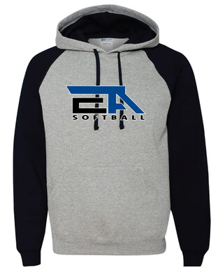 EA Softball - 2-Tone Raglan Hoodie