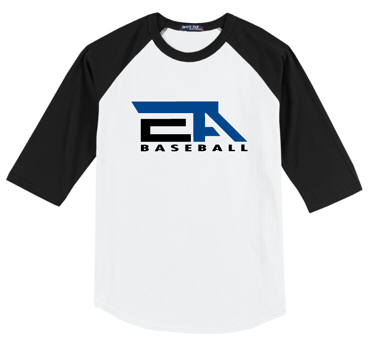 EA Baseball - Raglan Baseball, Color: White / Black