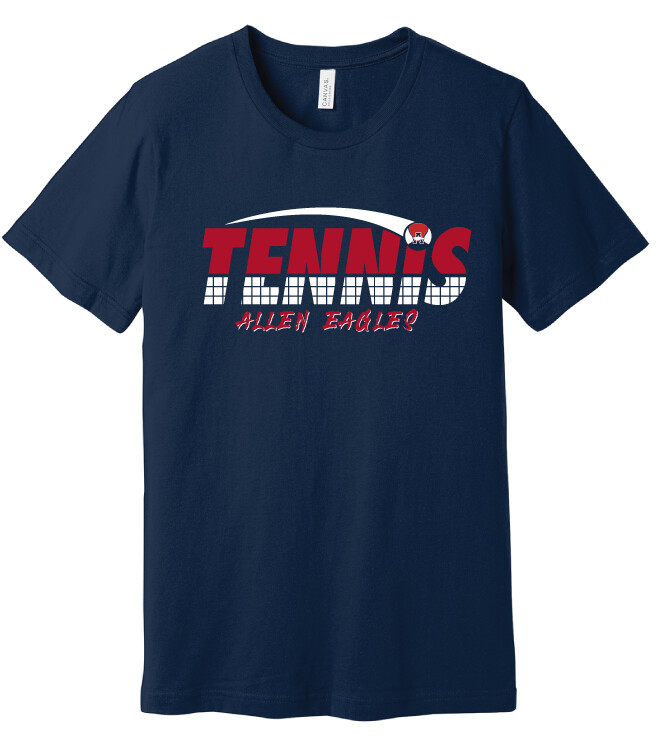 2020-21 Tennis Fan Wear - Bella+Canvas, Color: Navy