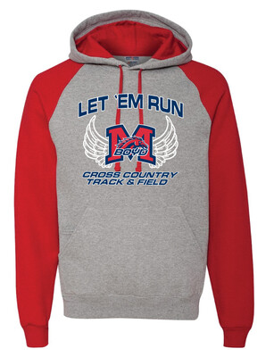 XC/T&amp;F Fan Wear - Wings - 2-Tone Raglan Hoodie