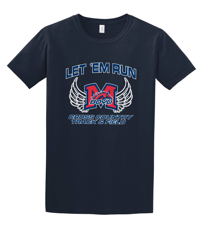 XC/T&amp;F Fan Wear - Wings - Gildan SoftStyle, Color: Navy