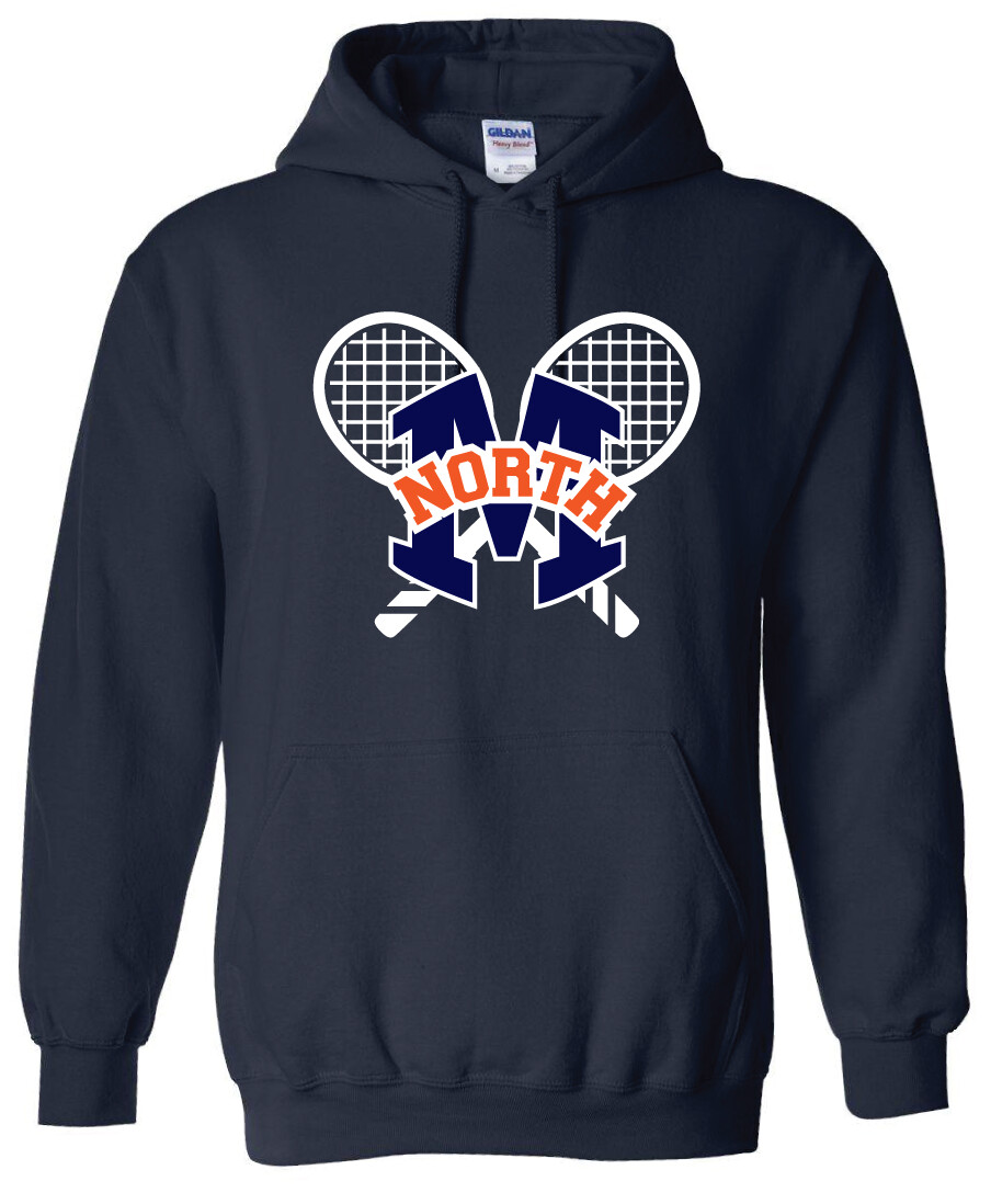 2020-21 Tennis Big Logo - Hoodie, Color: Navy