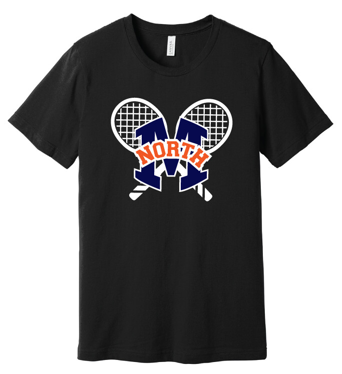 2020-21 Tennis Big Logo - Bella+Canvas, Color: Black