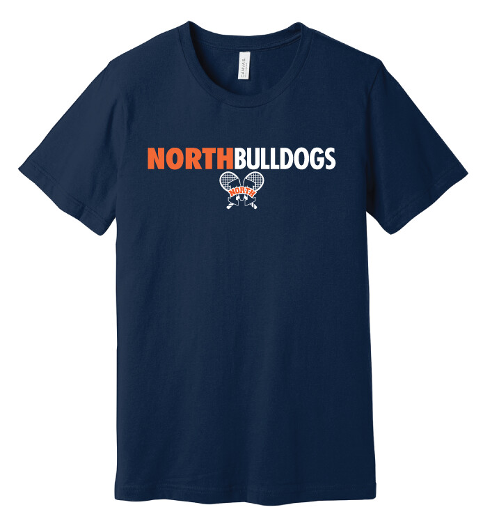 2020-21 Tennis Clean Lines - Bella+Canvas, Color: Navy
