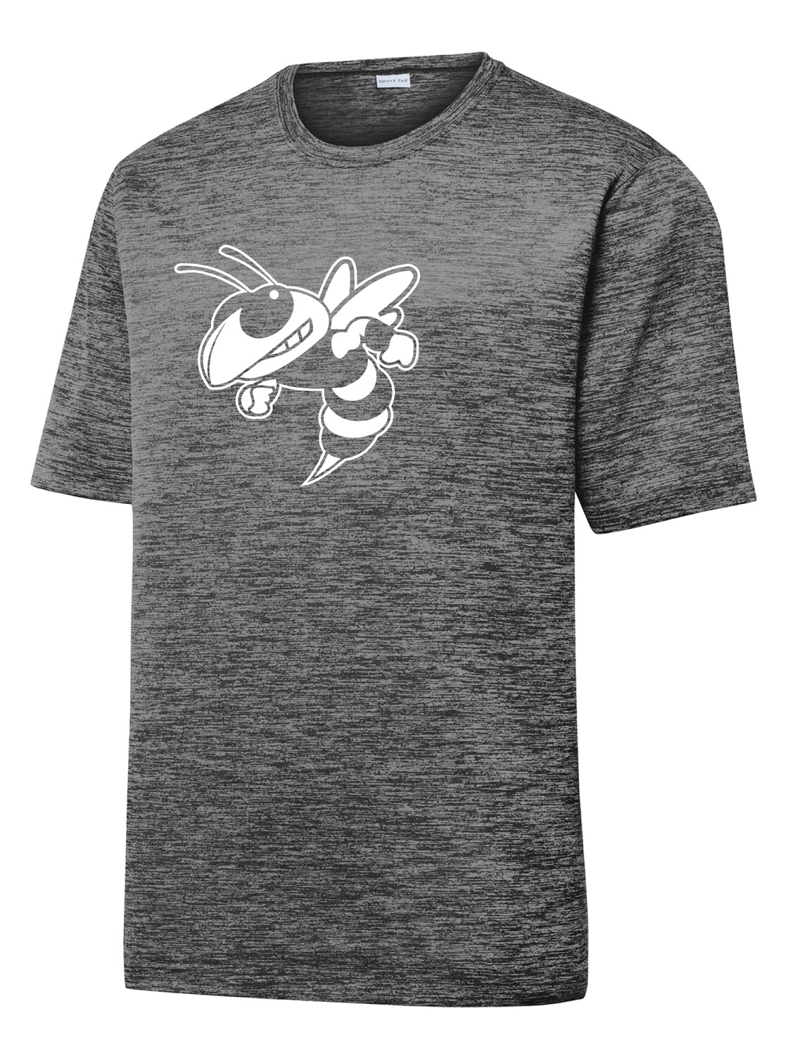 Hornet Fan Wear - Electric Dri-Fit SS, Sport: Hornet Logo Only, Color: Grey/Black
