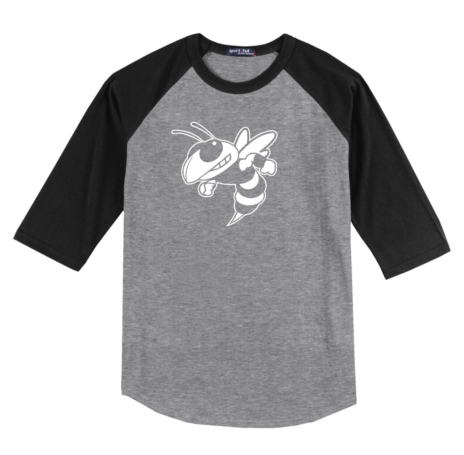 Hornet Fan Wear - Raglan Baseball, Sport: Hornet Logo Only