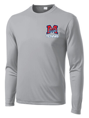 2020-21 Tennis Small Logo Fan Wear - Dri-Fit LS