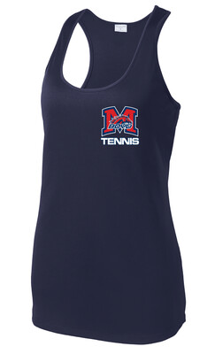 2020-21 Tennis Small Logo Fan Wear - Racerback Dri-Fit Tank