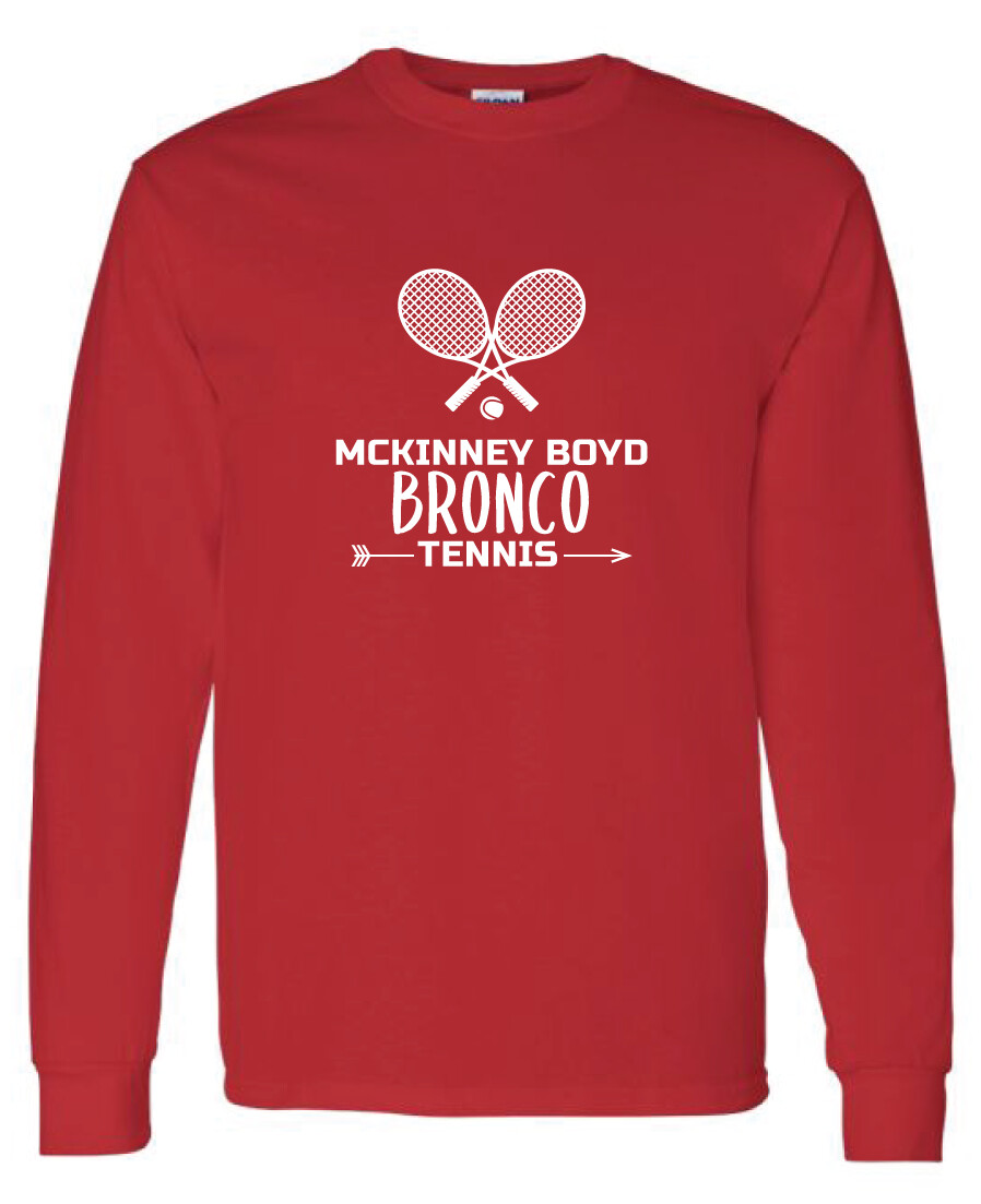 2020-21 Tennis Ladies Design Fan Wear - Long Sleeve, Color: Red