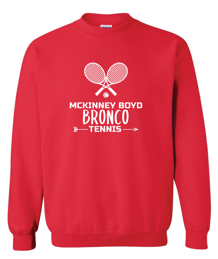 2020-21 Tennis Ladies Design Fan Wear - Crew Sweatshirt, Color: Red