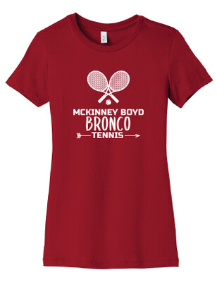 2020-21 Tennis Ladies Design Fan Wear - Bella+Canvas Ladies