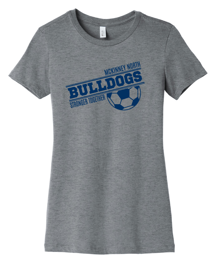 2020-21 Soccer - Stronger Together - Bella+Canvas Ladies, Color: Heather Grey