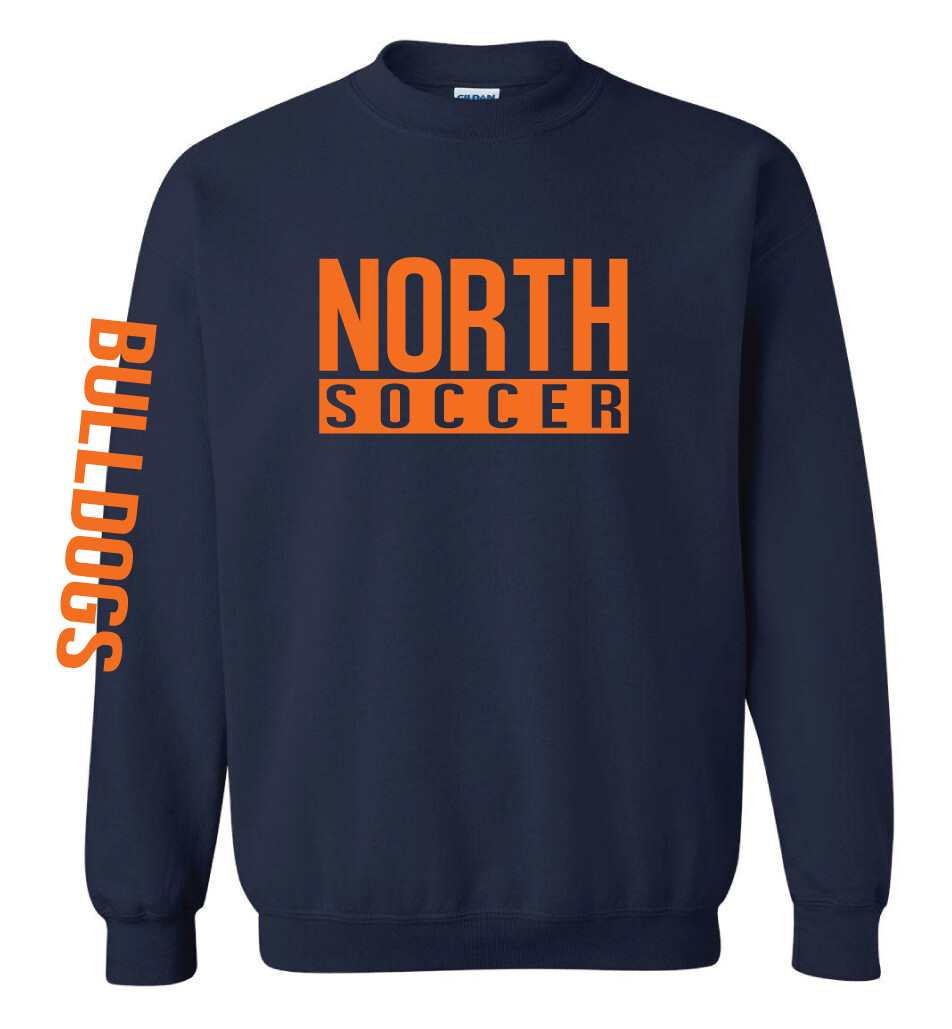 2020-21 Soccer - North Soccer - Crew Sweatshirt, Color: Navy