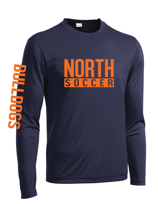 2020-21 Soccer - North Soccer - Dri-Fit LS, Color: Navy