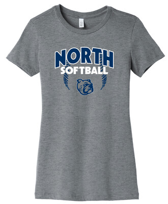 North Softball - North Softball - Bella+Canvas Ladies