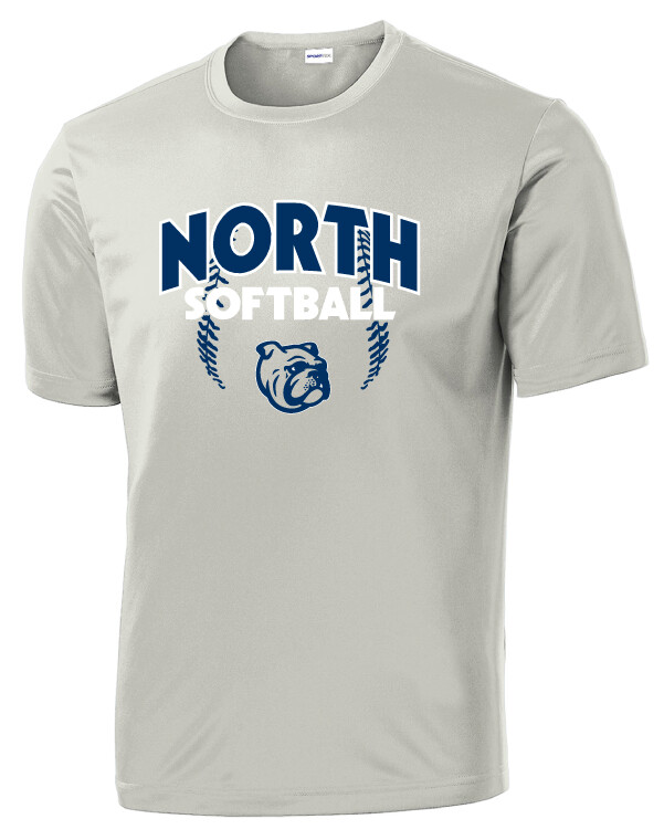 North Softball - North Softball - Dri-Fit SS, Color: Silver