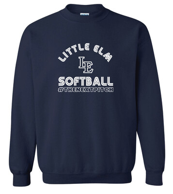 Softball Cotton Crew Sweatshirt