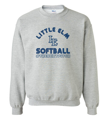 Softball Cotton Crew Sweatshirt