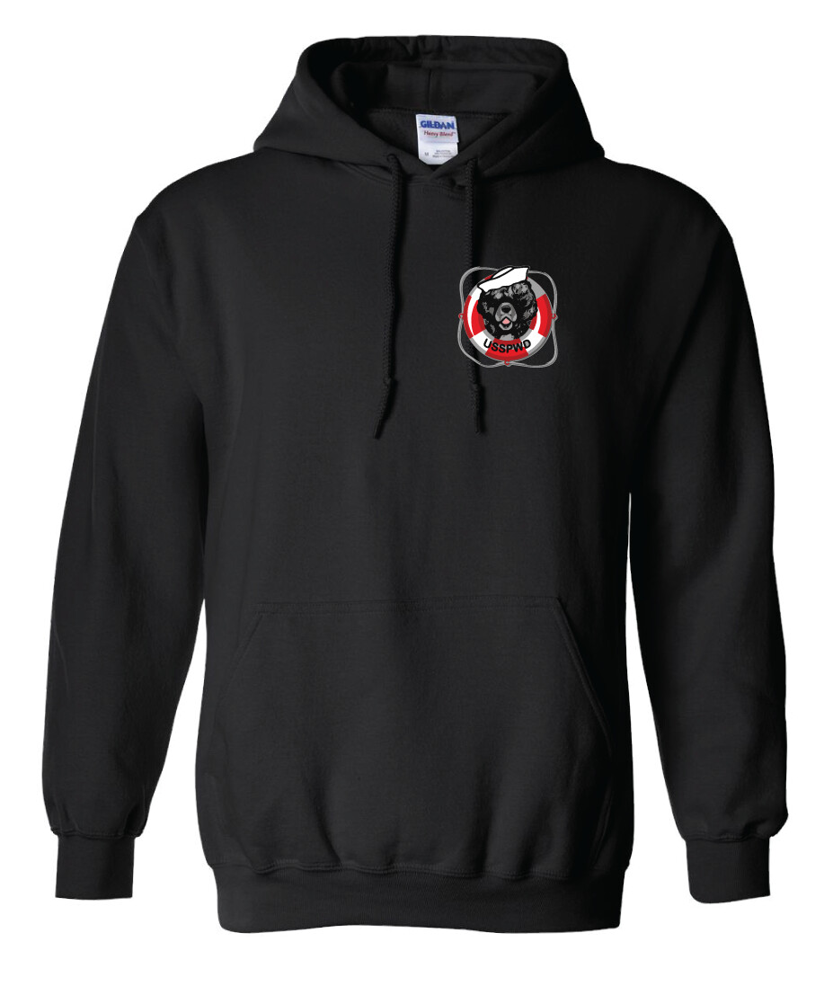 USSPWDC - Full Color - Unisex Hoodie, Garment Color: Black