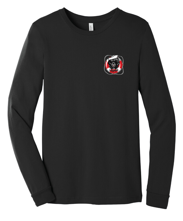 USSPWDC - Full Color - Unisex Bella+Canvas Long Sleeve, Garment Color: Black