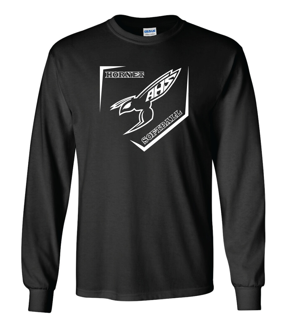 Hornet Fan Wear - Long Sleeve, Sport: Mean Hornet - 2022 Season, Color: Black