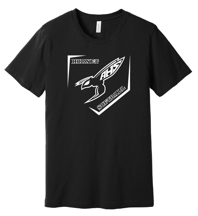 Hornet Fan Wear - Bella+Canvas, Sport: Angry Hornet - 2022 Design, Color: Black