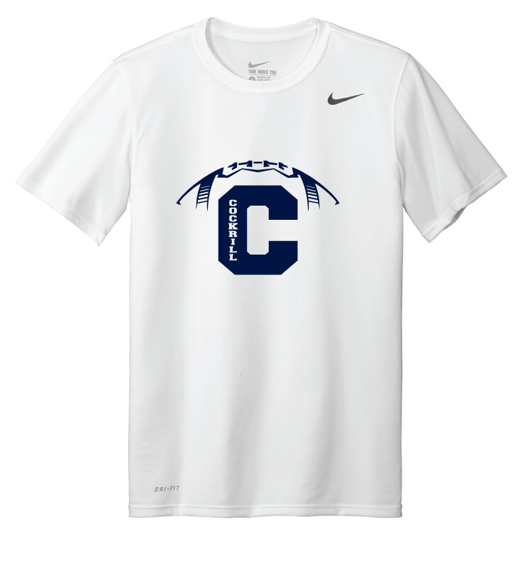 Cockrill Football - Nike® Legend Tee, Garment Color: White
