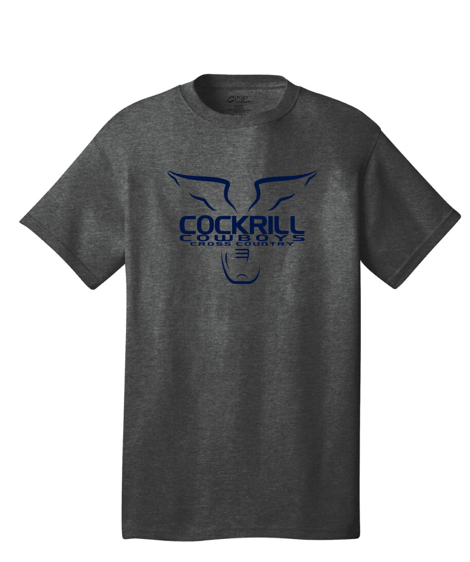 Cockrill XC - Short Sleeve, Color: Dark Heather