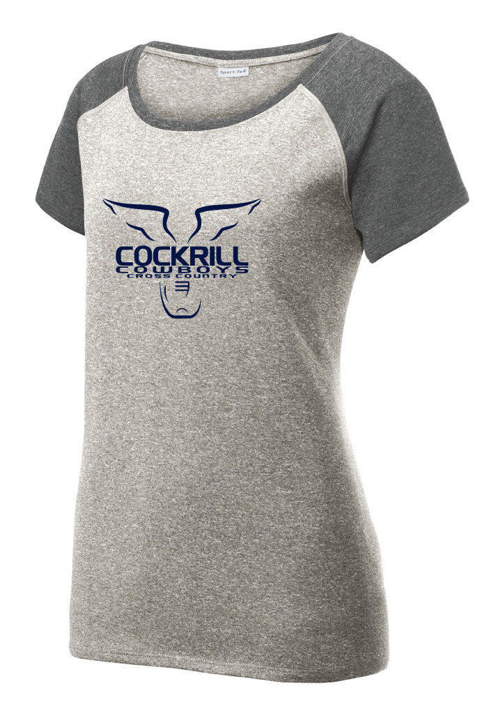 Cockrill XC - Ladies Scoop Neck, Color: Grey / Graphite