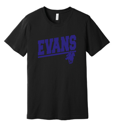 2021-22 Spirit Wear - EVANS - Bella+Canvas Short Sleeve