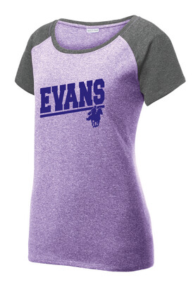 2021-22 Spirit Wear - EVANS - Heather Scoop Neck