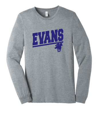 2021-22 Spirit Wear - EVANS - Bella+Canvas Long Sleeve