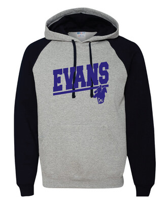 2021-22 Spirit Wear - EVANS - Raglan Hoodie