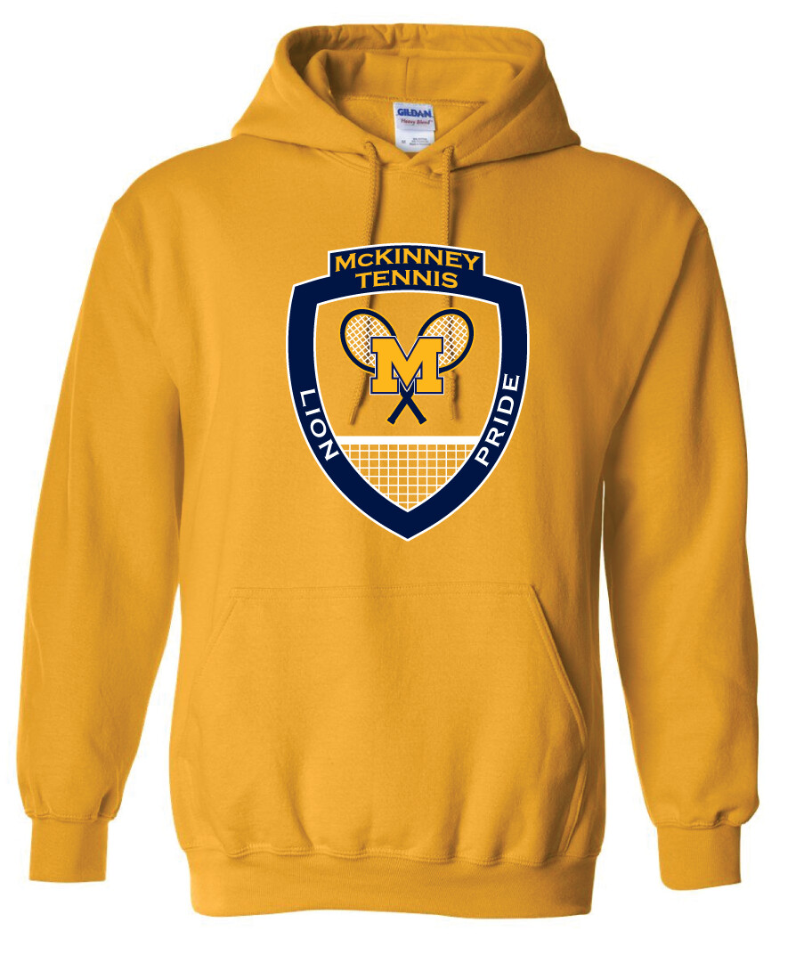 McKinney Tennis - Big Logo - Hoodie, Garment Color: Gold