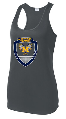 McKinney Tennis - Big Logo - Dri-Fit Racerback Tank