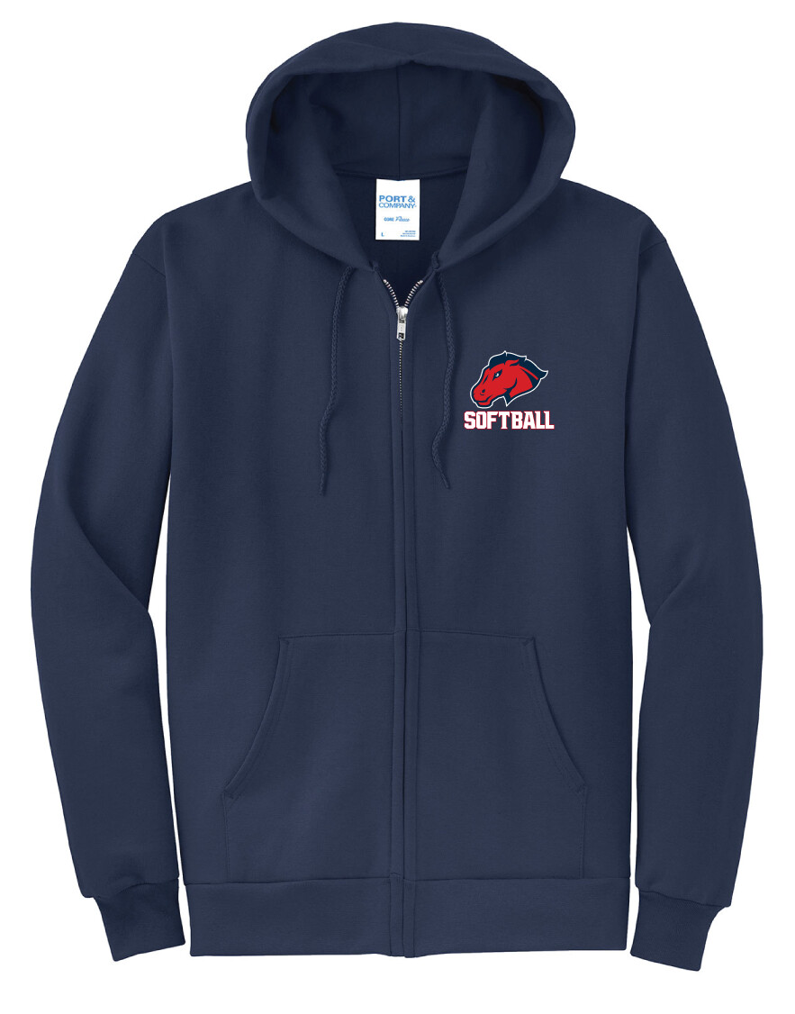 Small Logo - Full Zip Hoodie