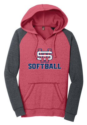 SW Softball - Ladies Raglan Hoodie