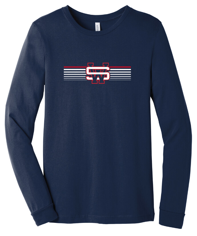 Fading Lines - Bella+Canvas Long Sleeve