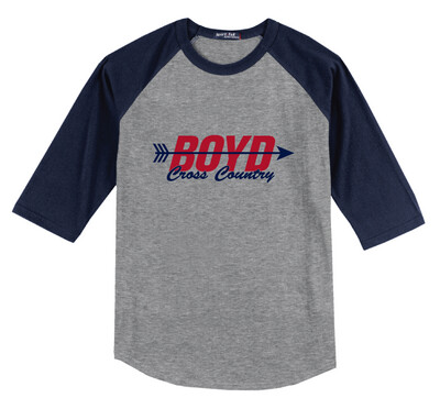 XC/T&amp;F Fan Wear - Arrow - Raglan Baseball