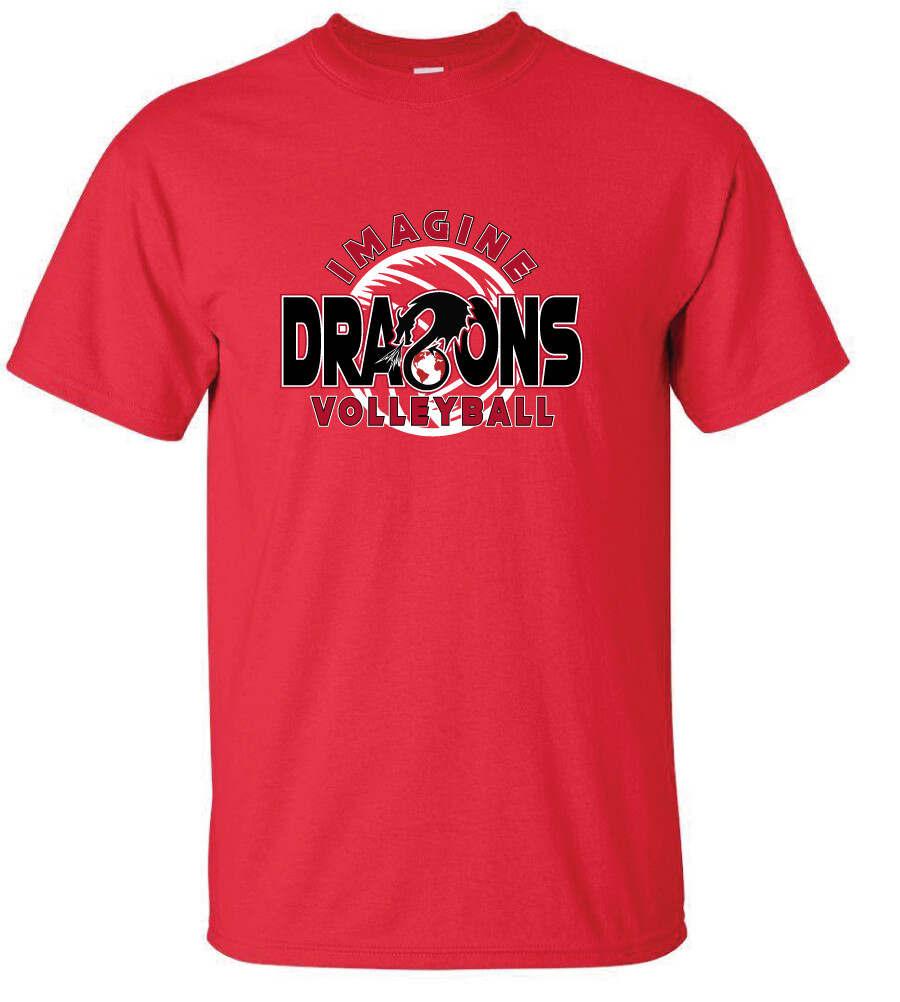 2021-22 VB Fan Wear - Short Sleeve, Color: Red