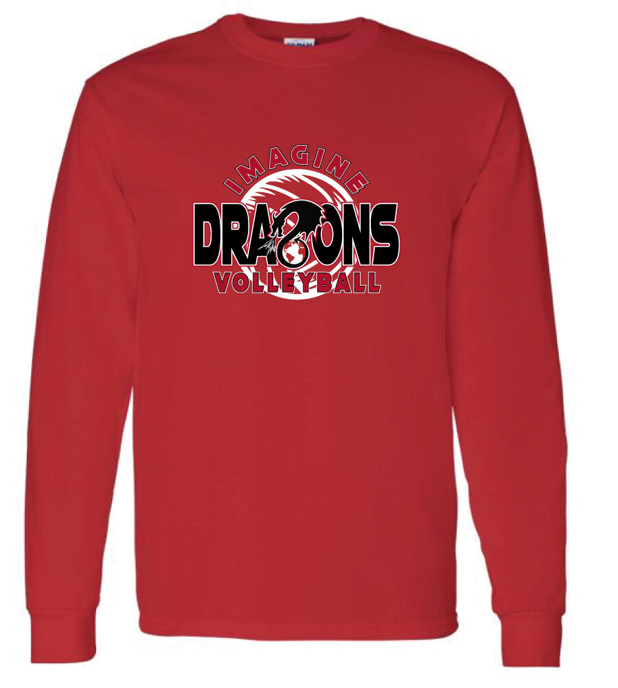 2021-22 VB Fan Wear - Long Sleeve, Color: Red