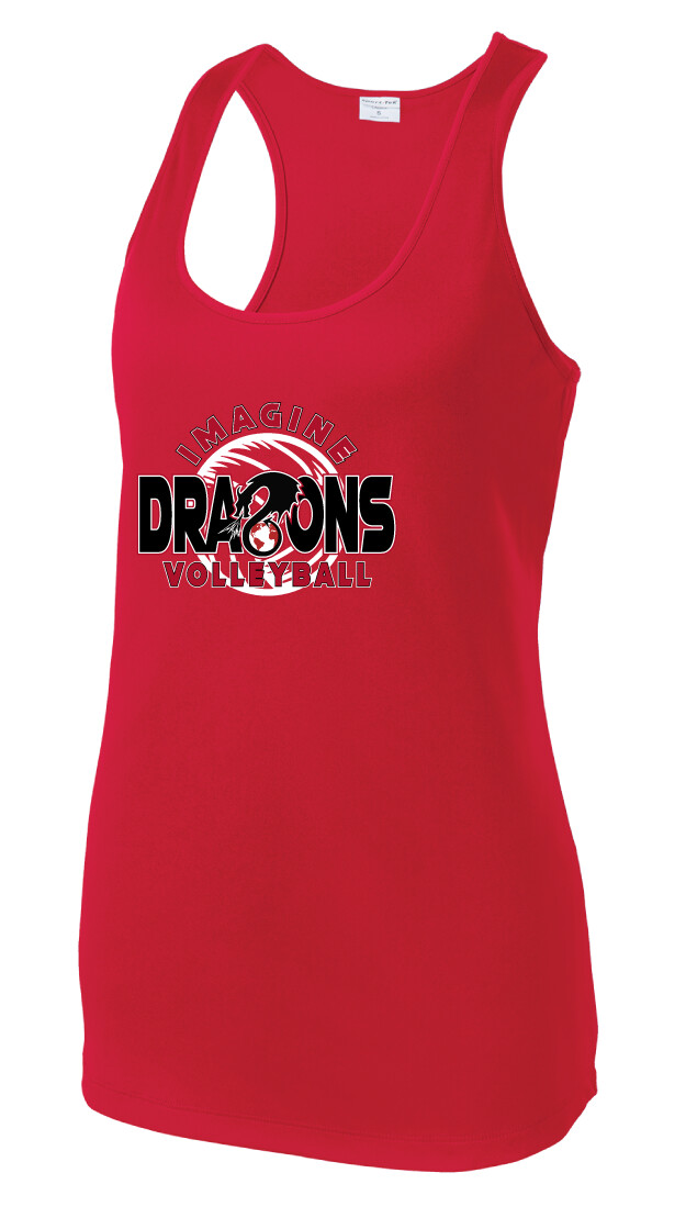 2021-22 VB Fan Wear - Dri-Fit Racerback Tank, Color: Red
