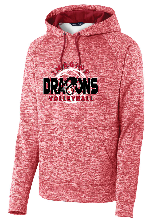 2021-22 VB Fan Wear - Electric Dri-Fit Hoodie, Color: Red